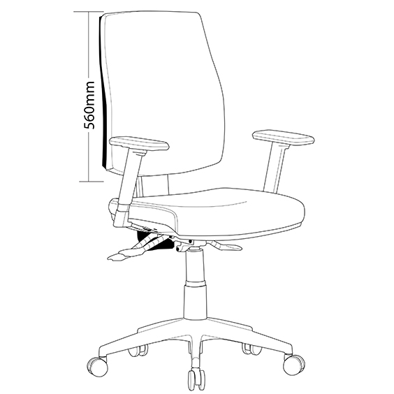 Click High Back with Arms