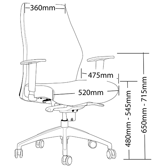 Regal Low Back Executive