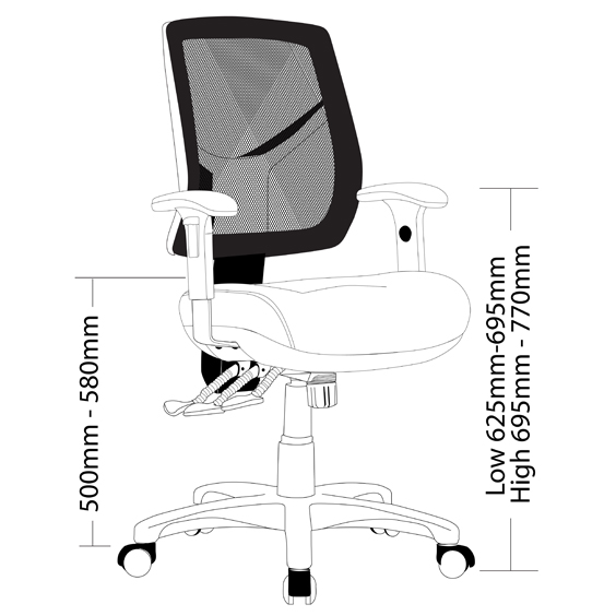 Chelsea High Back with Arms