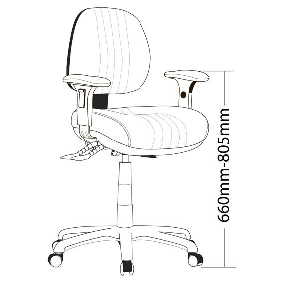 Safari 200 Low Back with Arms