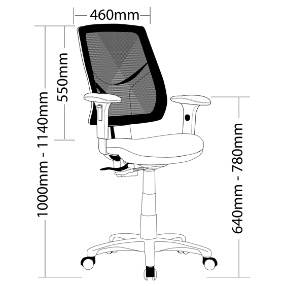 Avoca 200 High Back with Arms