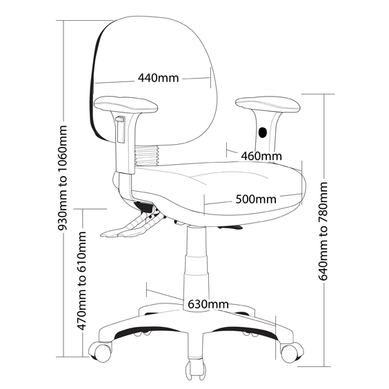 Prestige 200 Low Back with Arms