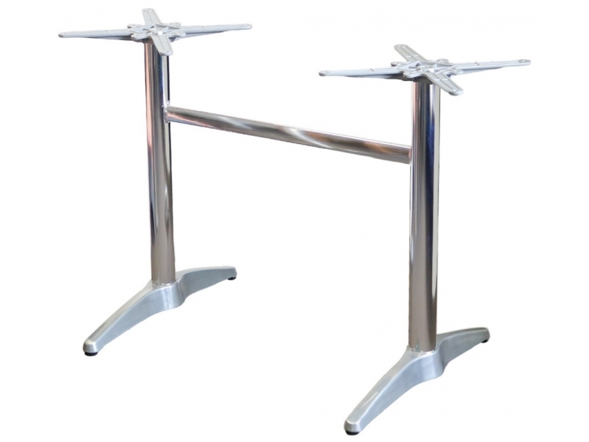 Astoria Aluminium Twin Table Base