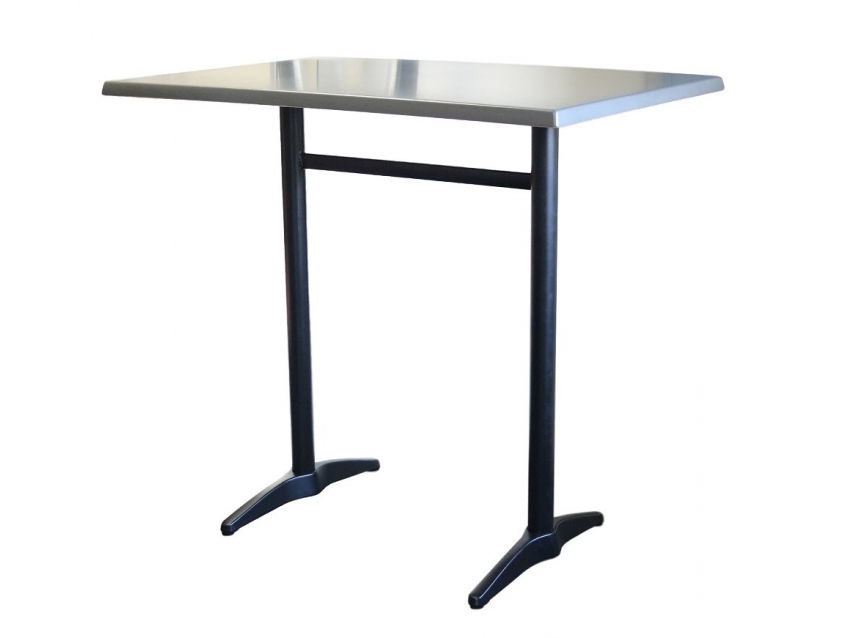 Astoria Black Aluminium Twin Bar Table Base