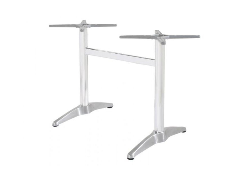Astoria Aluminium Twin Table Base
