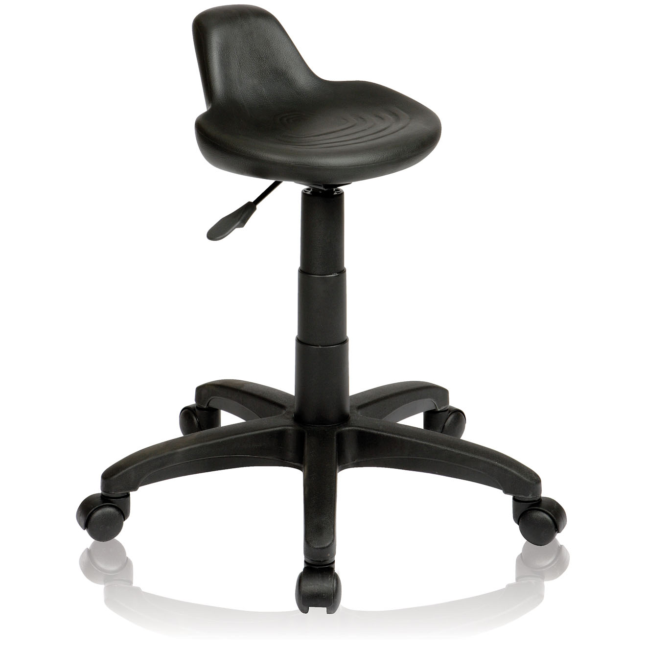 Industrial Stool - with back