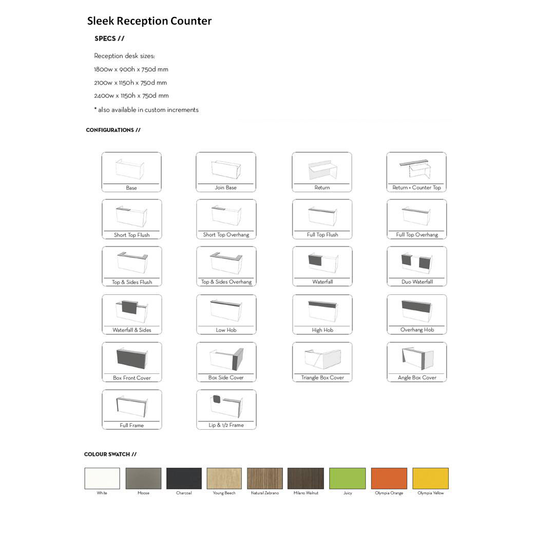 Sleek Reception Desk