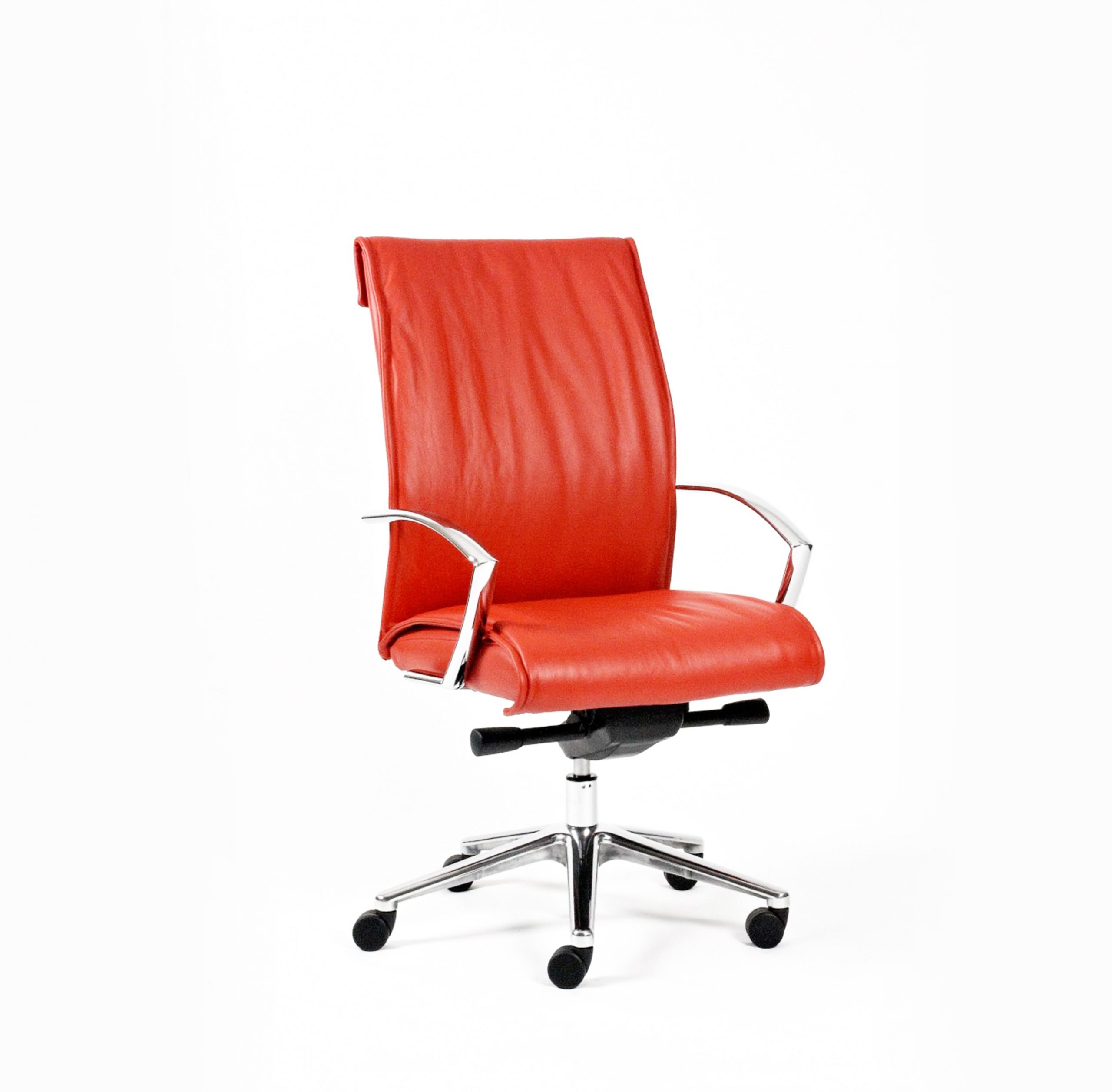 Slim Leather Executive Low Back
