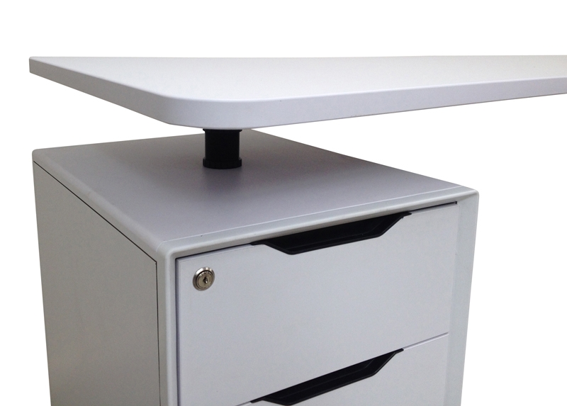 Tuxedo Corner Desk - Left Hand Pedestal