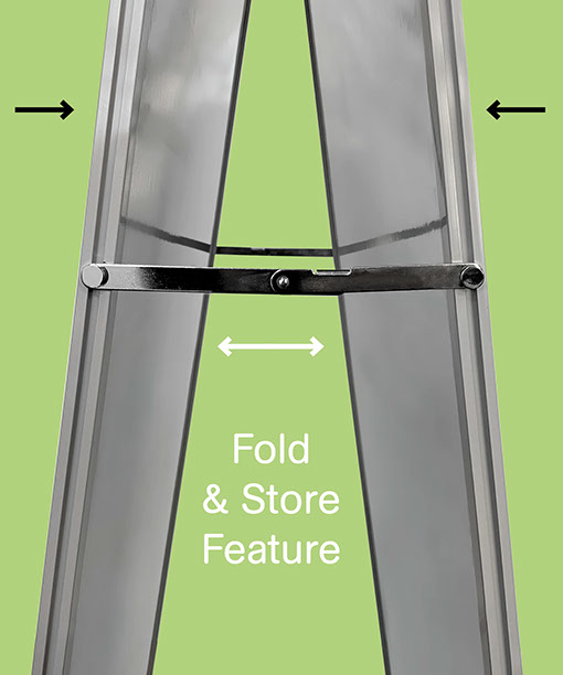 Alpha Double Sided Mobile Porcelain Whiteboard
