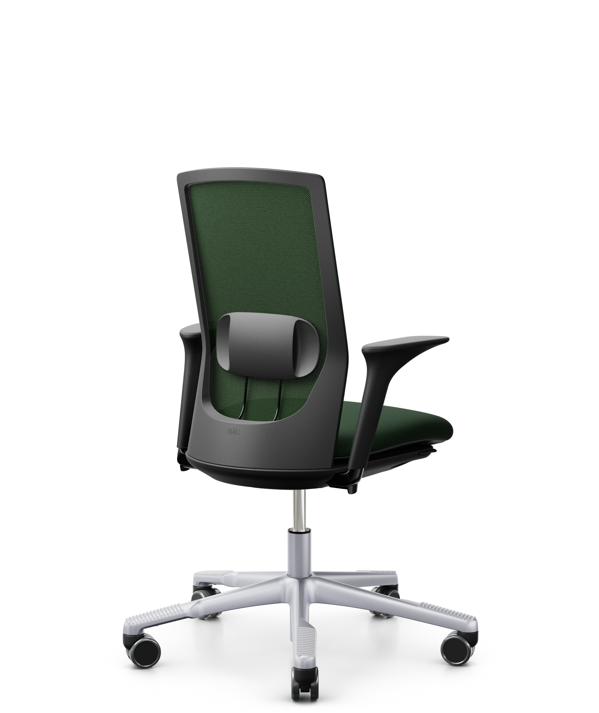 HÅG Futu mesh 1100-S FutuKnit mesh on backrest (transparent). FutuKnit solid on seat