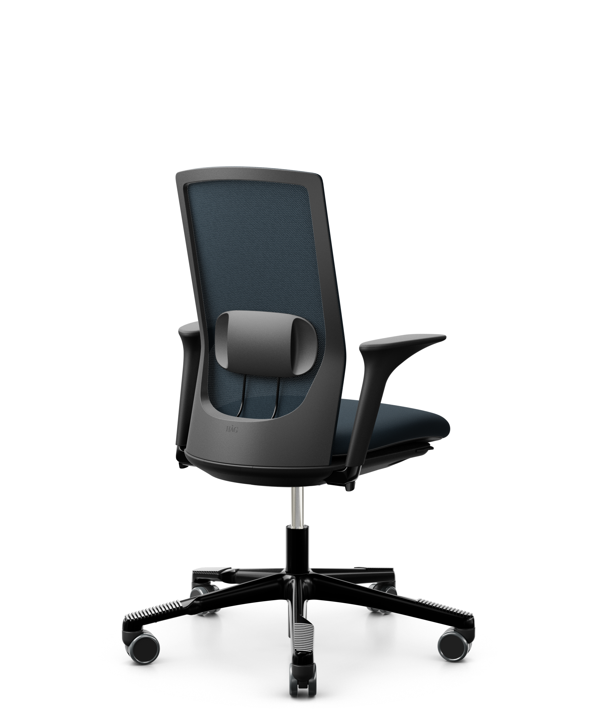 HÅG Futu mesh 1100-S FutuKnit mesh on backrest (transparent). FutuKnit solid on seat