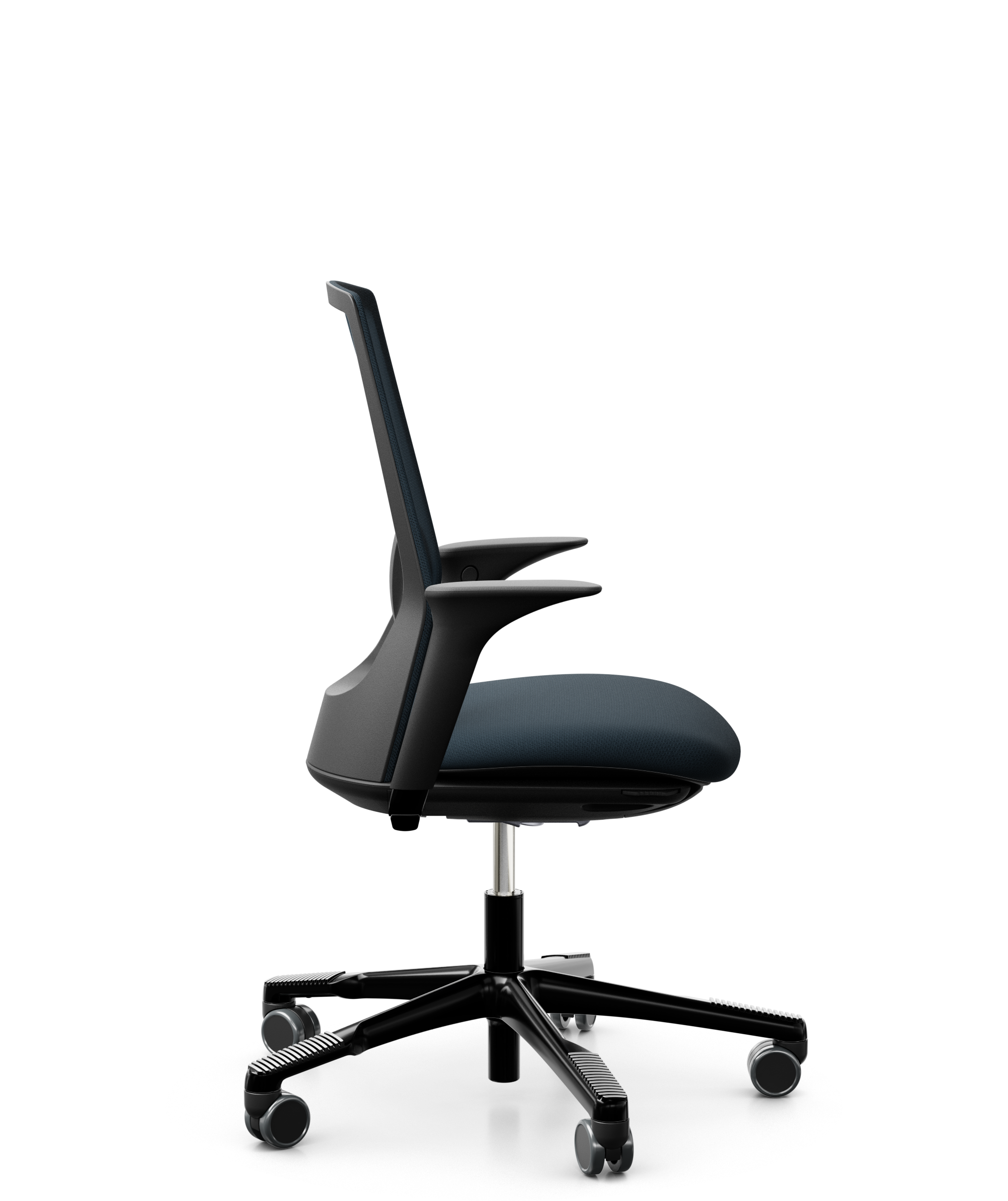 HÅG Futu mesh 1100-S FutuKnit mesh on backrest (transparent). FutuKnit solid on seat