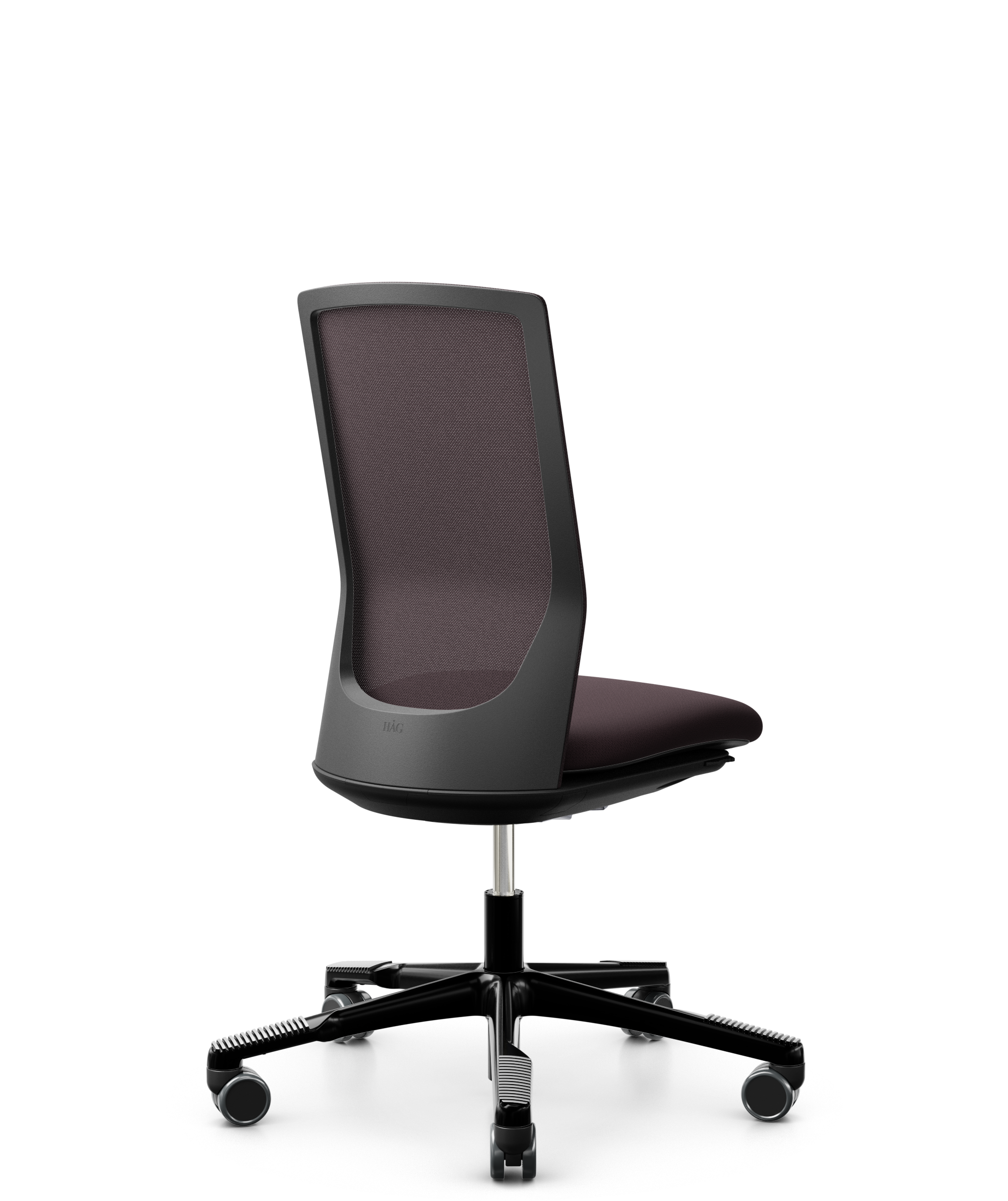 HÅG Futu mesh 1100-S FutuKnit mesh on backrest (transparent). FutuKnit solid on seat