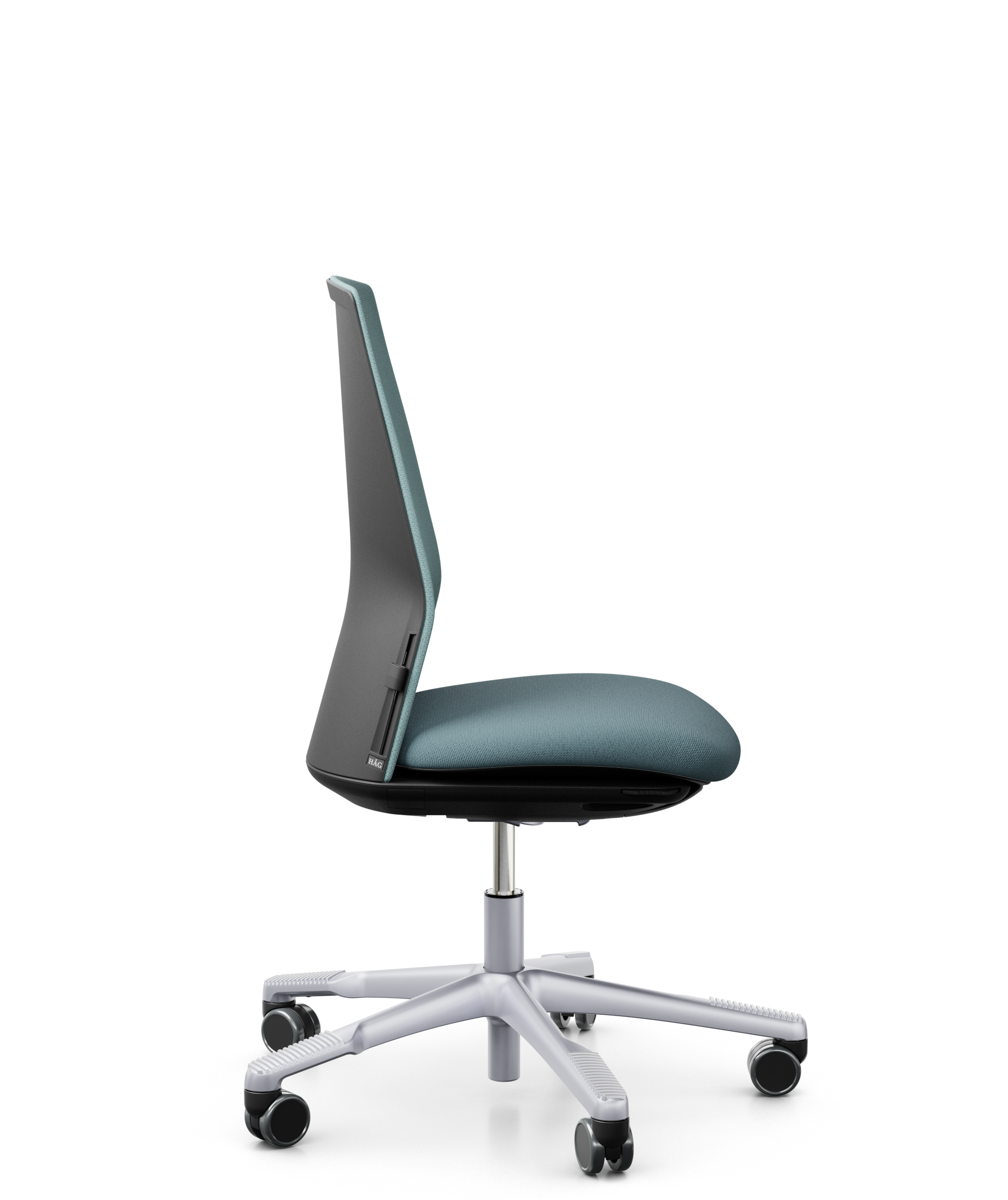 HÅG Futu 1200 FutuKnit solid on backrest front (plastic back). Standard fabric on seat