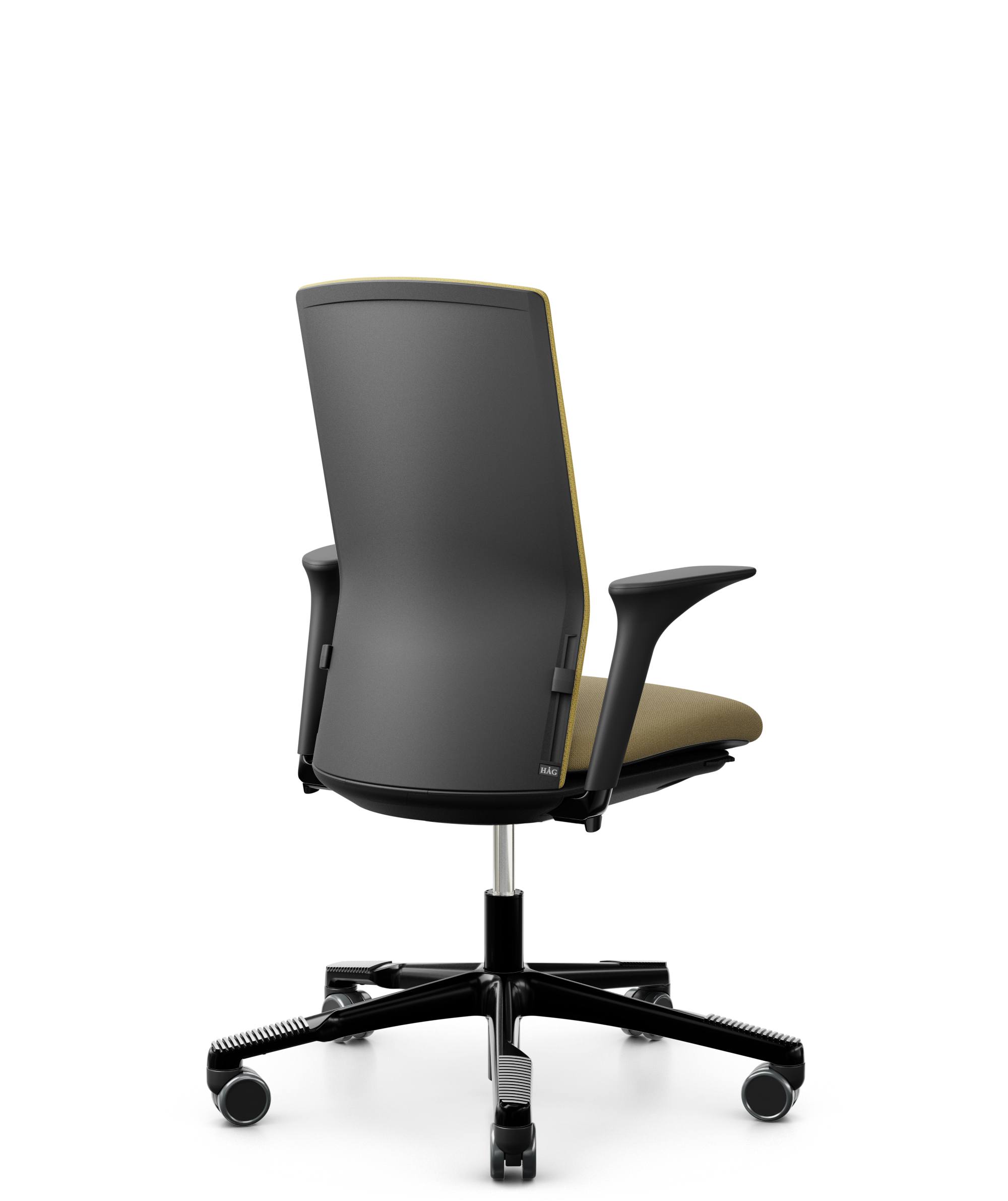 HÅG Futu 1200 FutuKnit solid on backrest front (plastic back). Standard fabric on seat