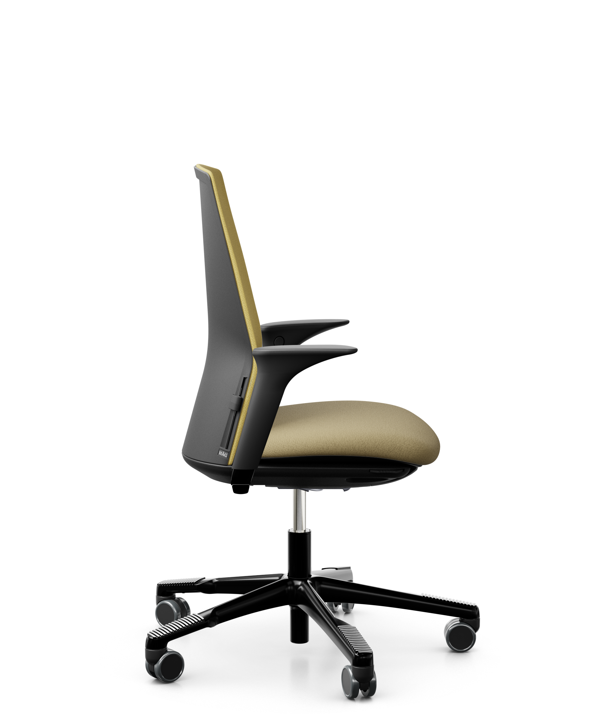 HÅG Futu 1200 FutuKnit solid on backrest front (plastic back). Standard fabric on seat