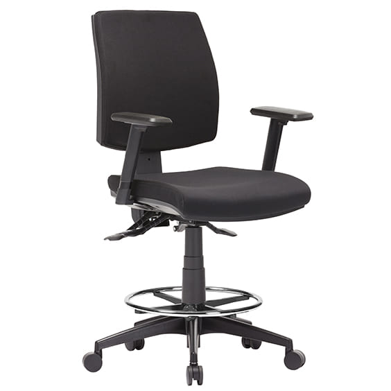Click Low Back Drafting Chair with arms