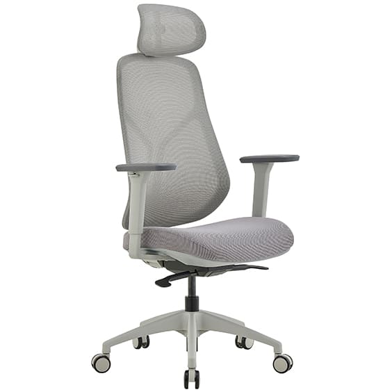 Ivory High Back Executive with Headrest
