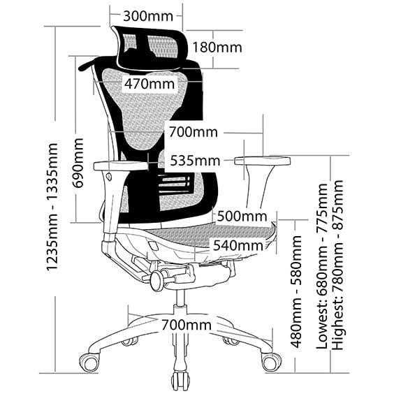 Renata High Back Executive with Headrest