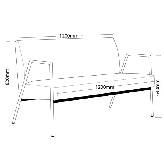 Rivet 2 eater Lounge Chair