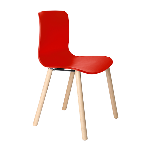 Acti chair, 4 leg beech timber frame