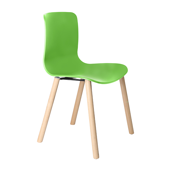 Acti chair, 4 leg beech timber frame