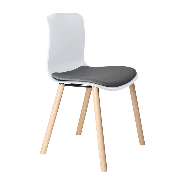 Acti chair, 4 leg beech timber frame