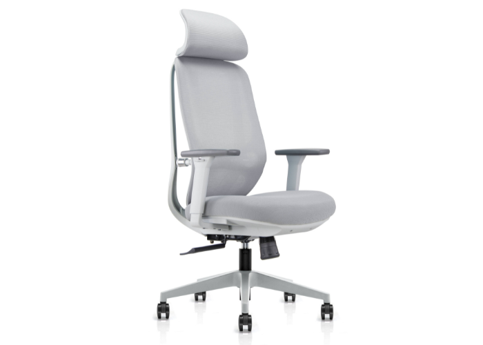 Nova Task Chair + Headrest – Grey
