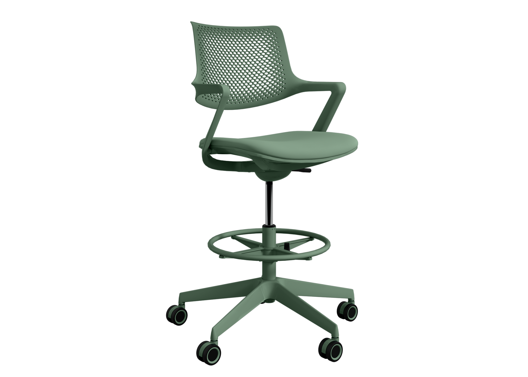 Loki Drafting Chair / Eucaly Green