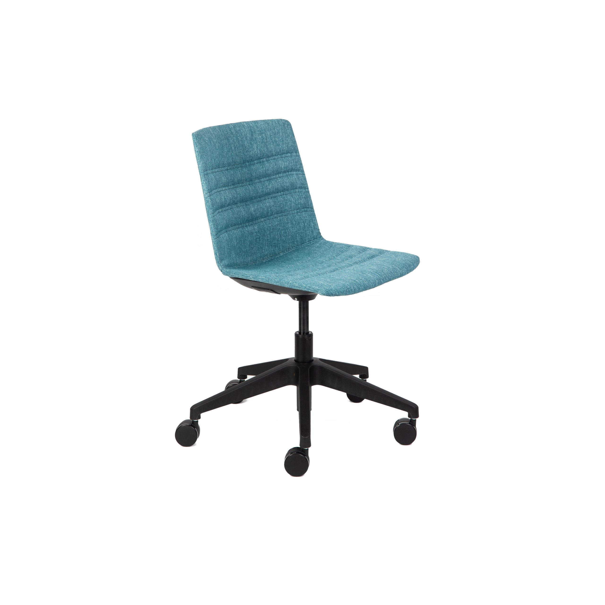 Jubel Castors Hi-Arch Black Upholstered Feature Stitch Detail