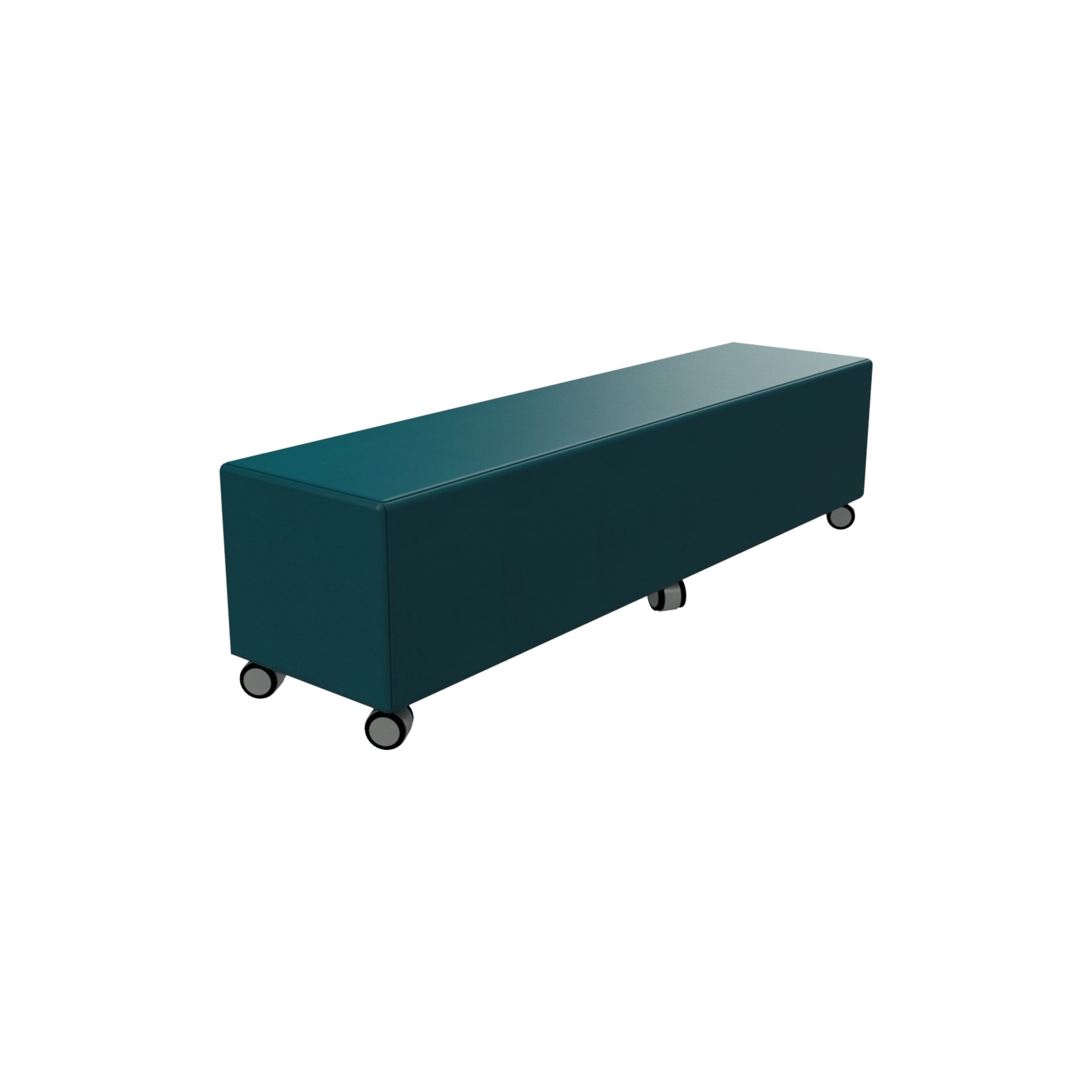 Spring Modular Straight Ottoman with Castors