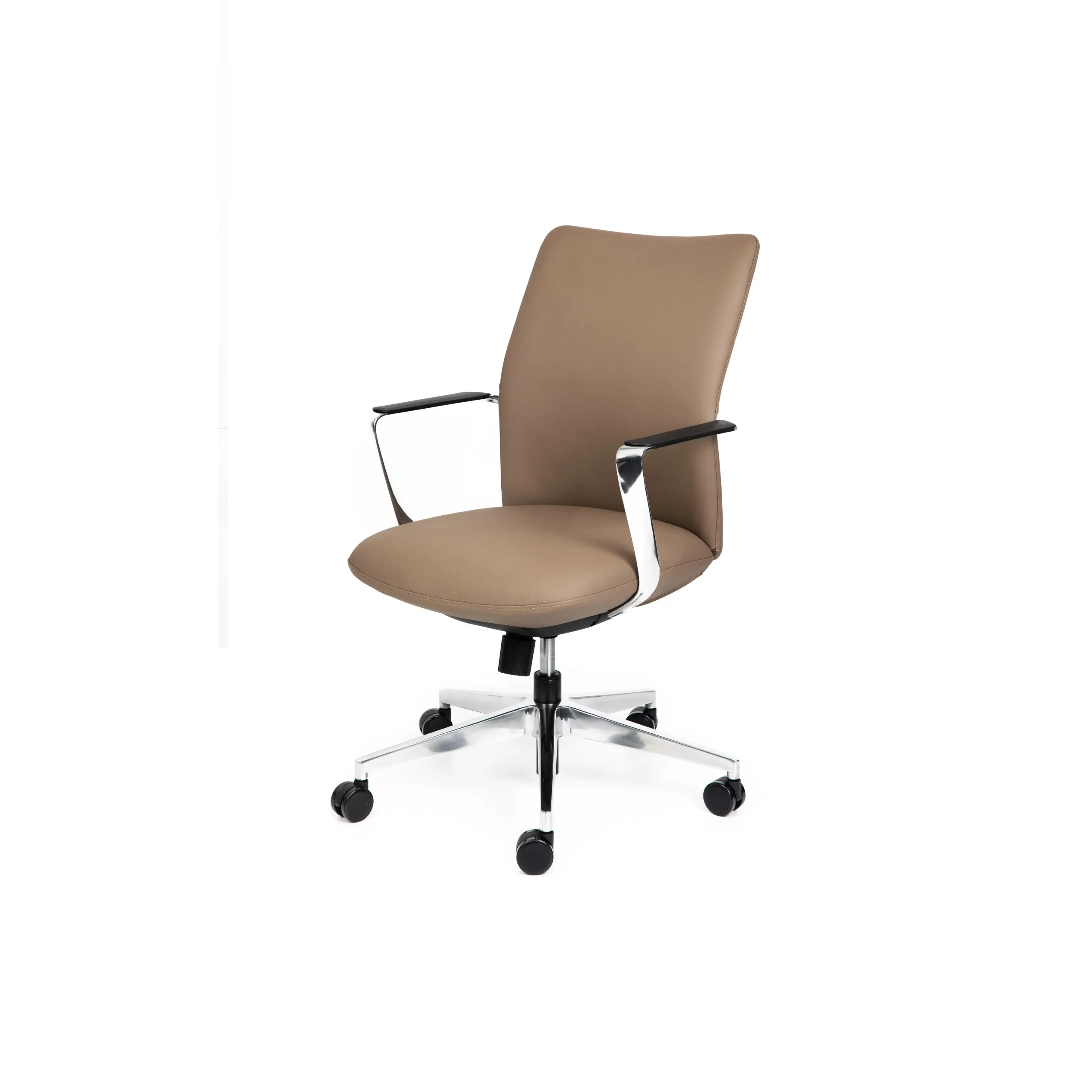 Director Mid Back Tan leather