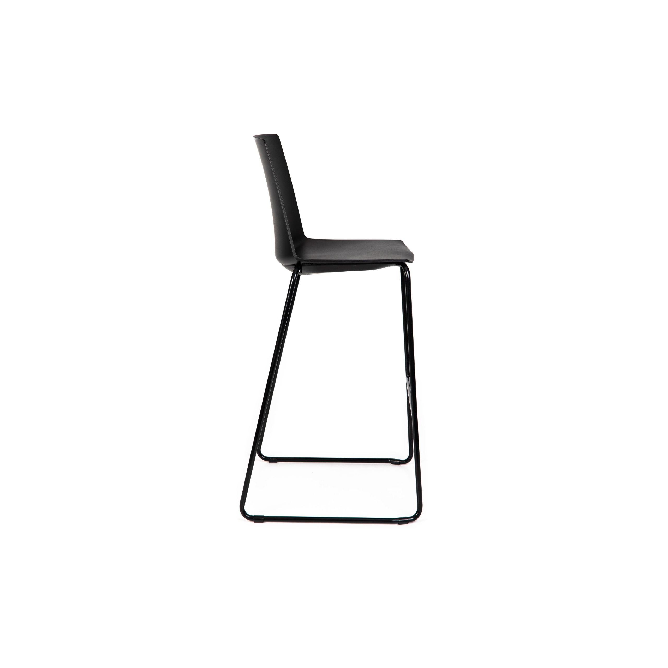 Jubel Stool 76 Black Sled Black Shell