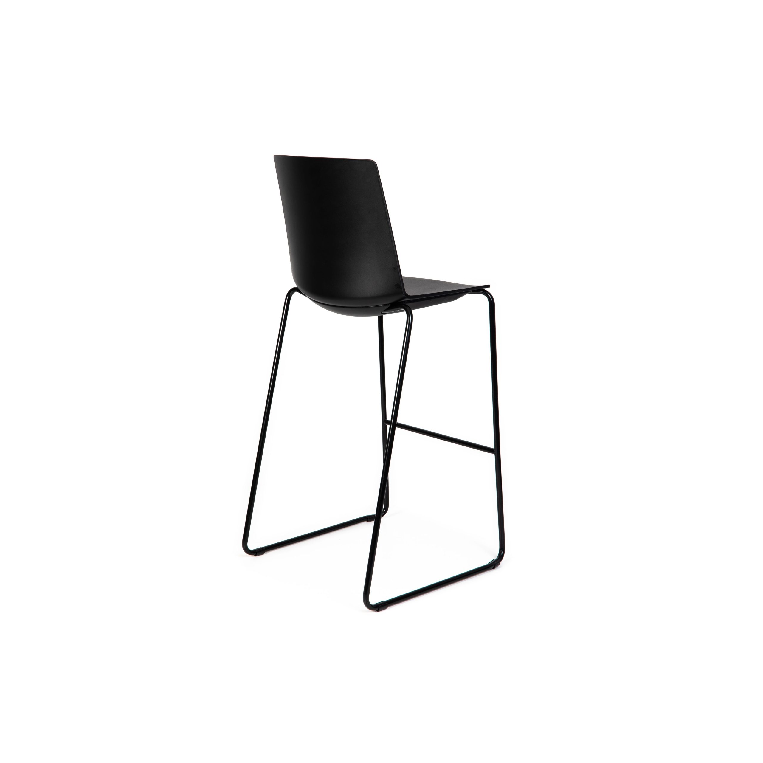 Jubel Stool 76 Black Sled Black Shell