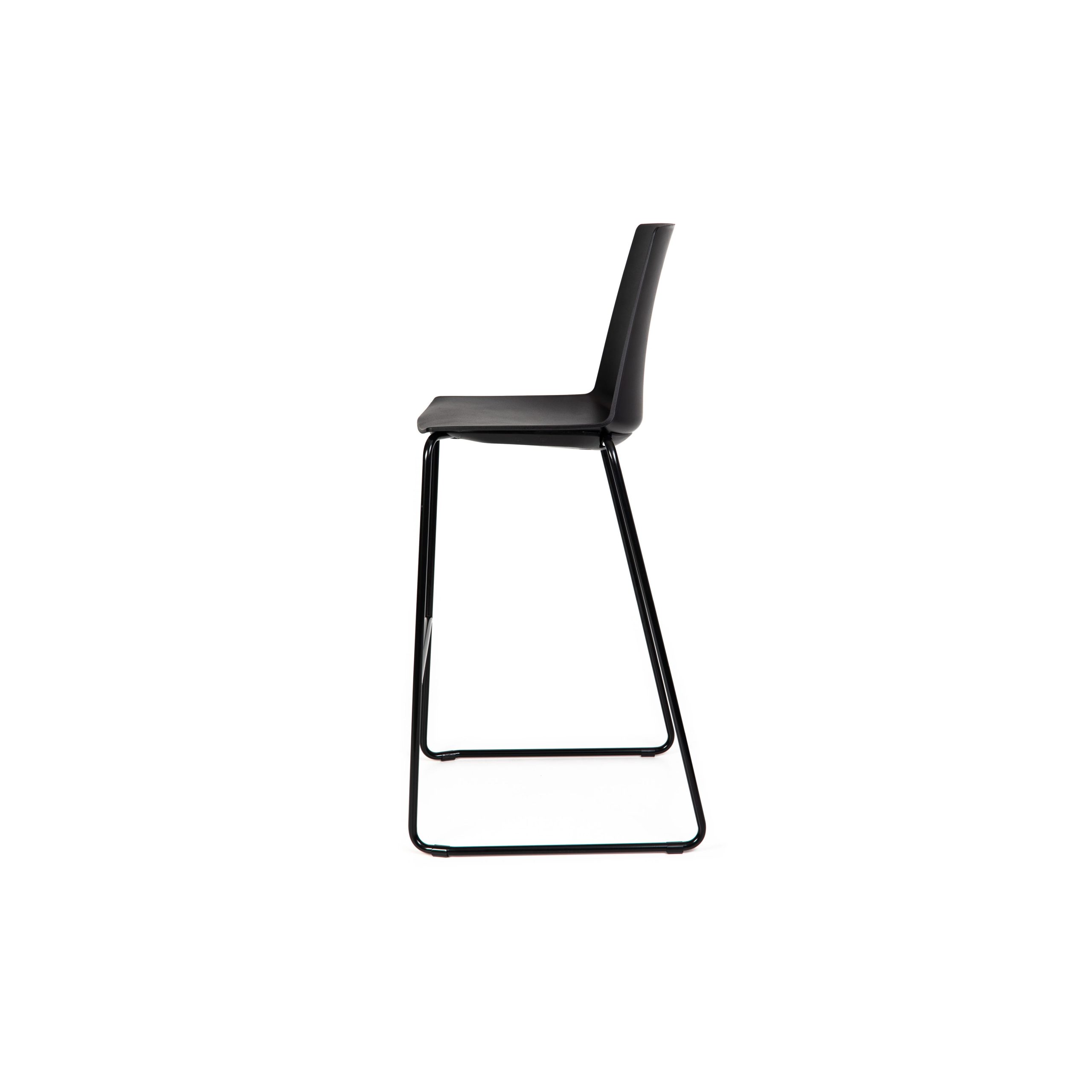 Jubel Stool 76 Black Sled Black Shell