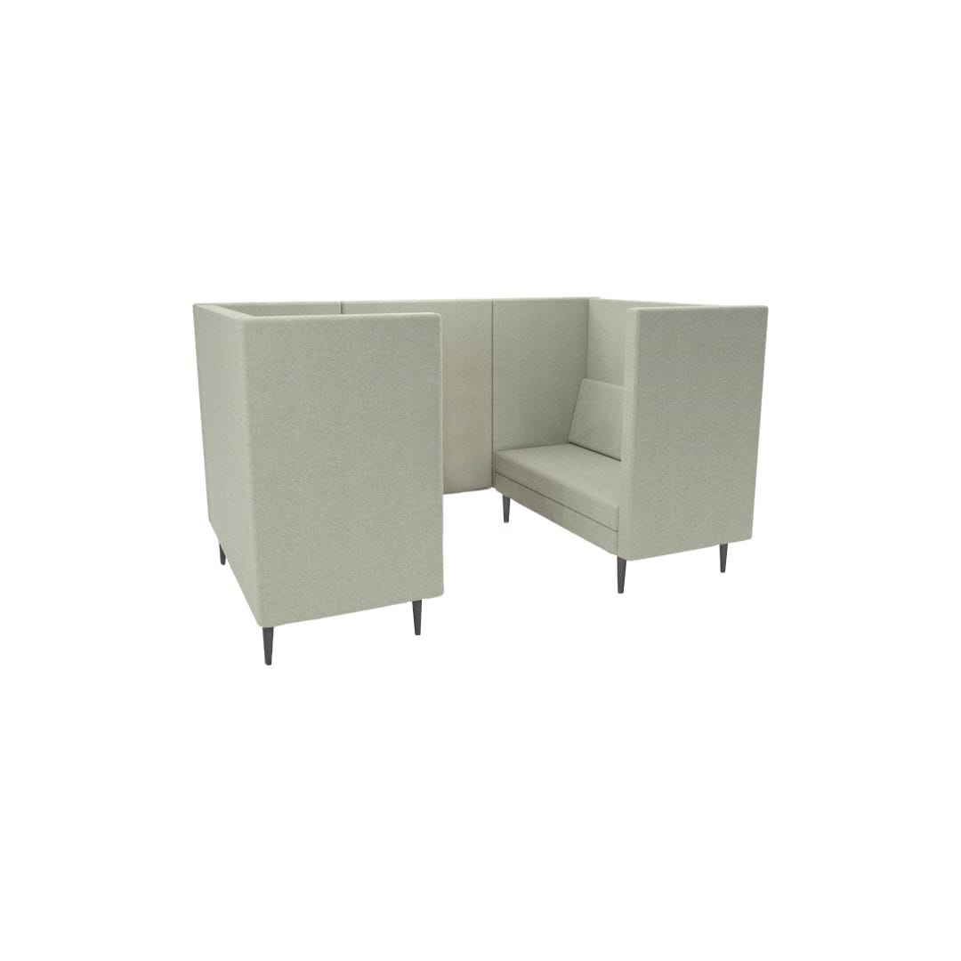 Quiet 75 High back booth 2 x 2 seater