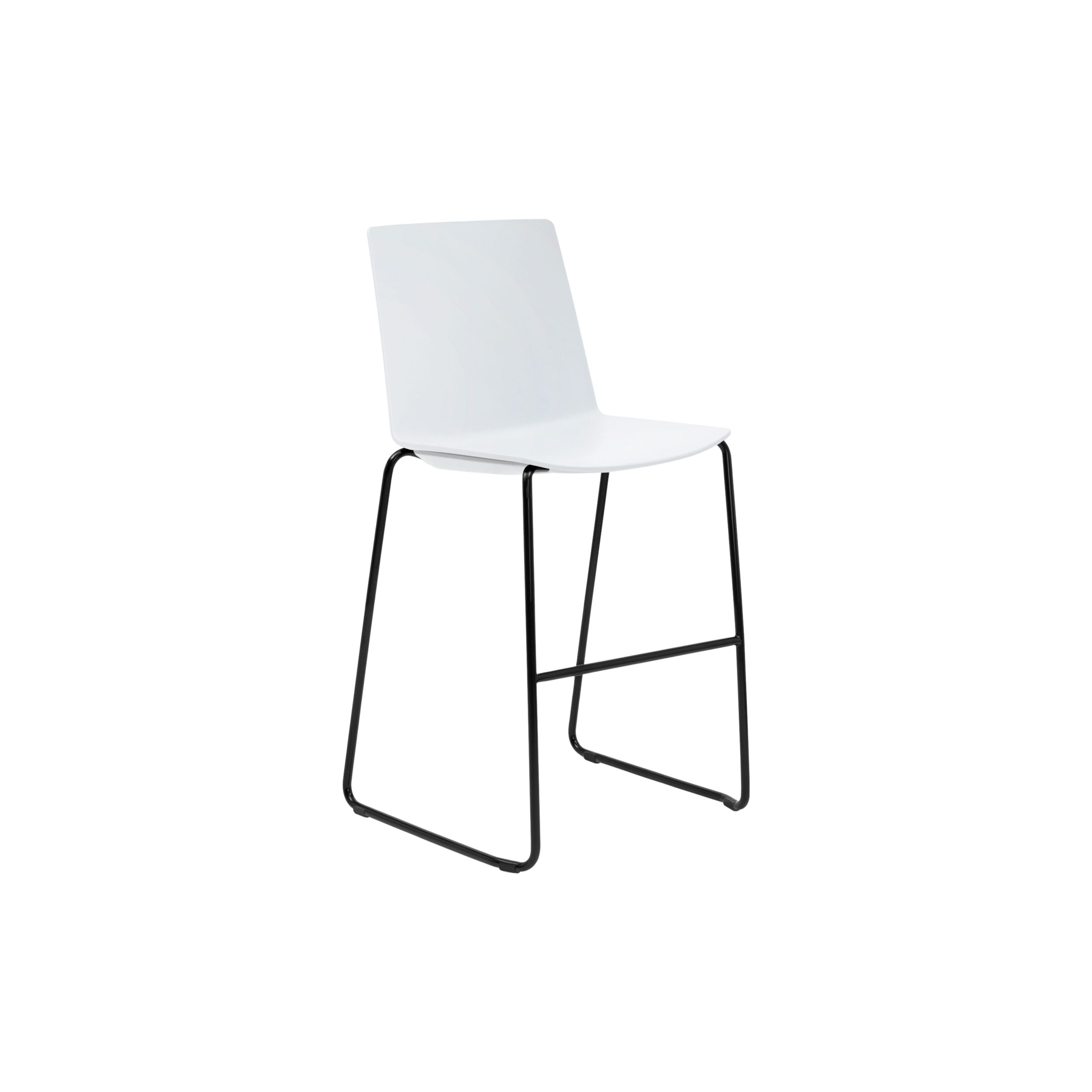 Jubel Stool 66 Black Sled White Shell