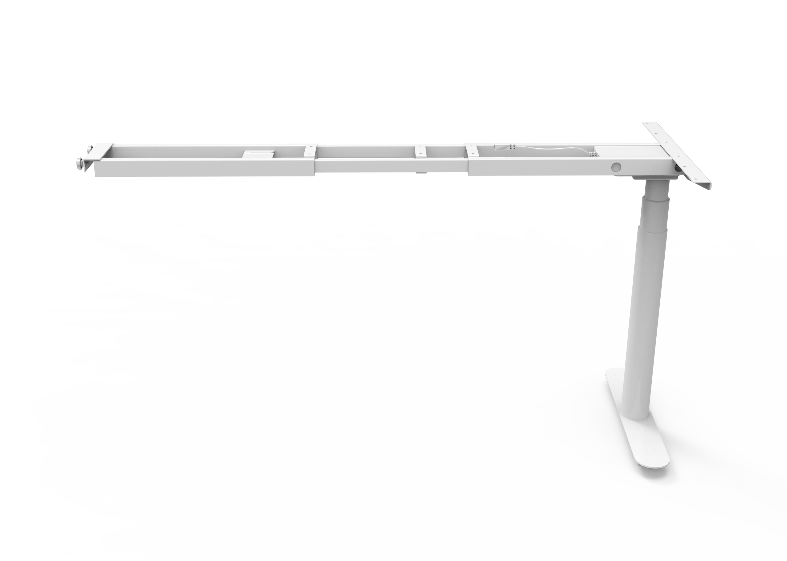 Halo+ Height Adjustable Return Workstation Frame