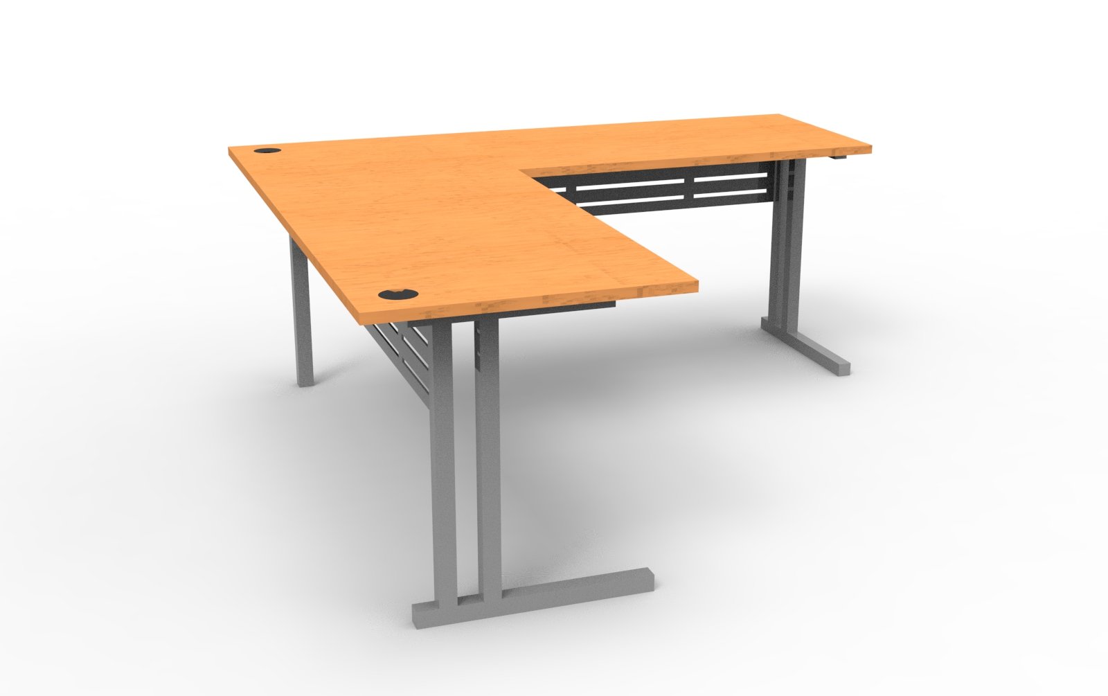 Rapid Span C-Leg Corner Workstation