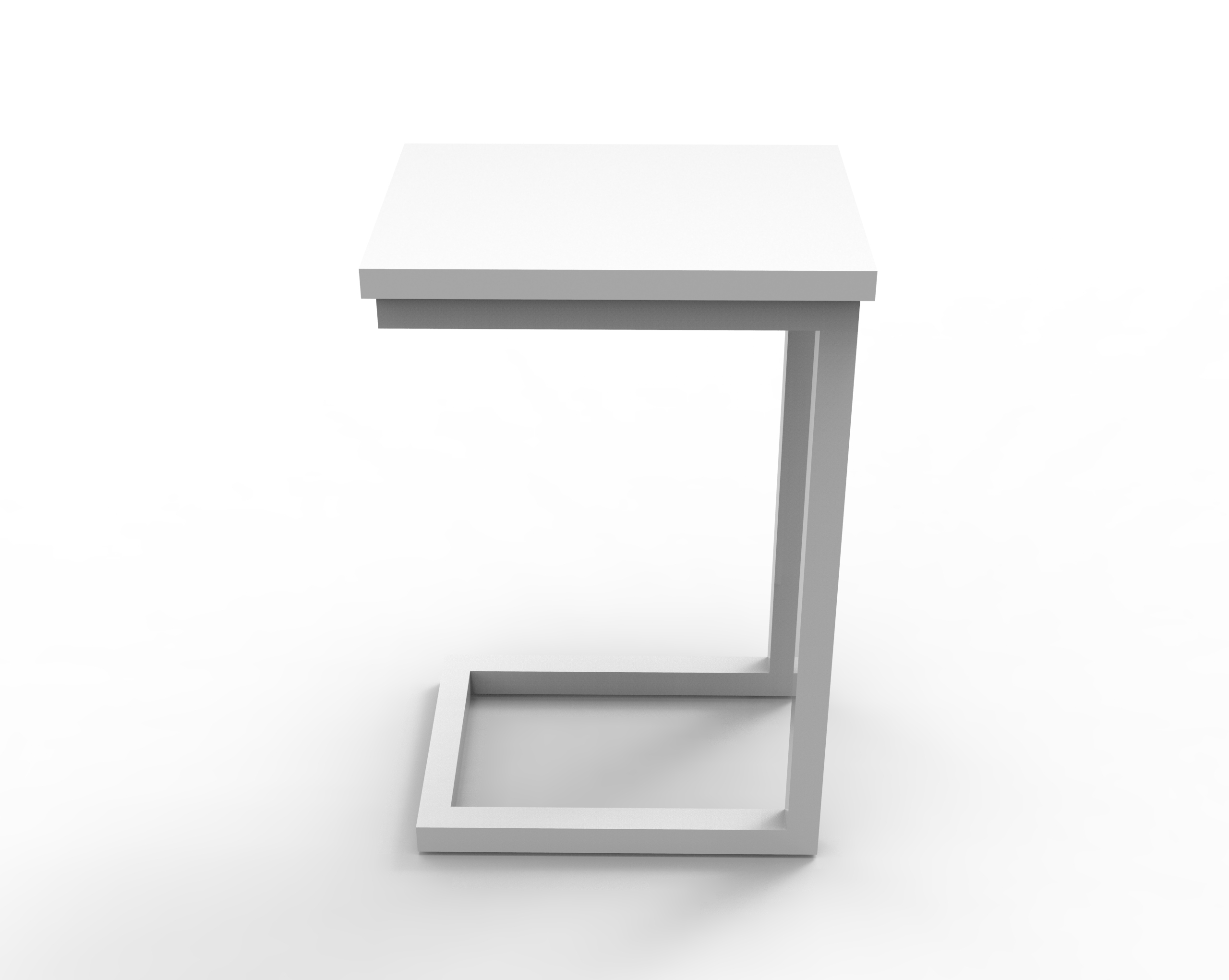 Eternity Side Table - White/ White - ON SALE