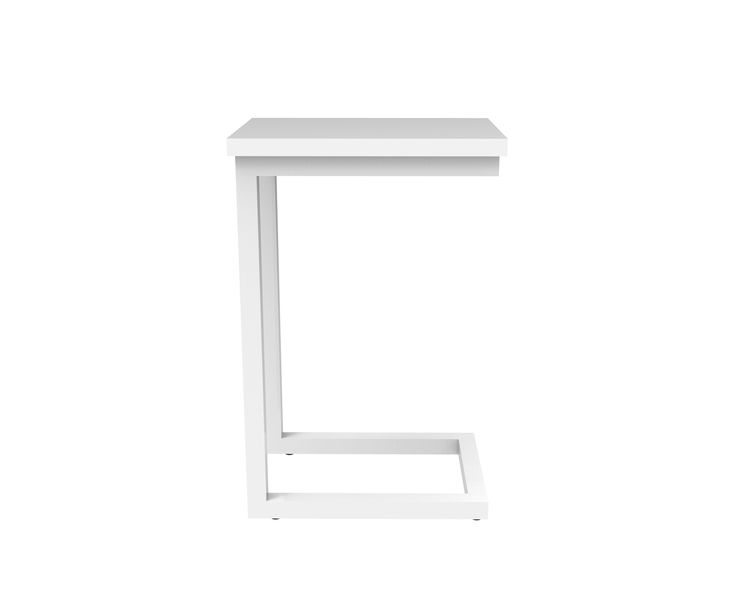 Eternity Side Table - White/ White - ON SALE