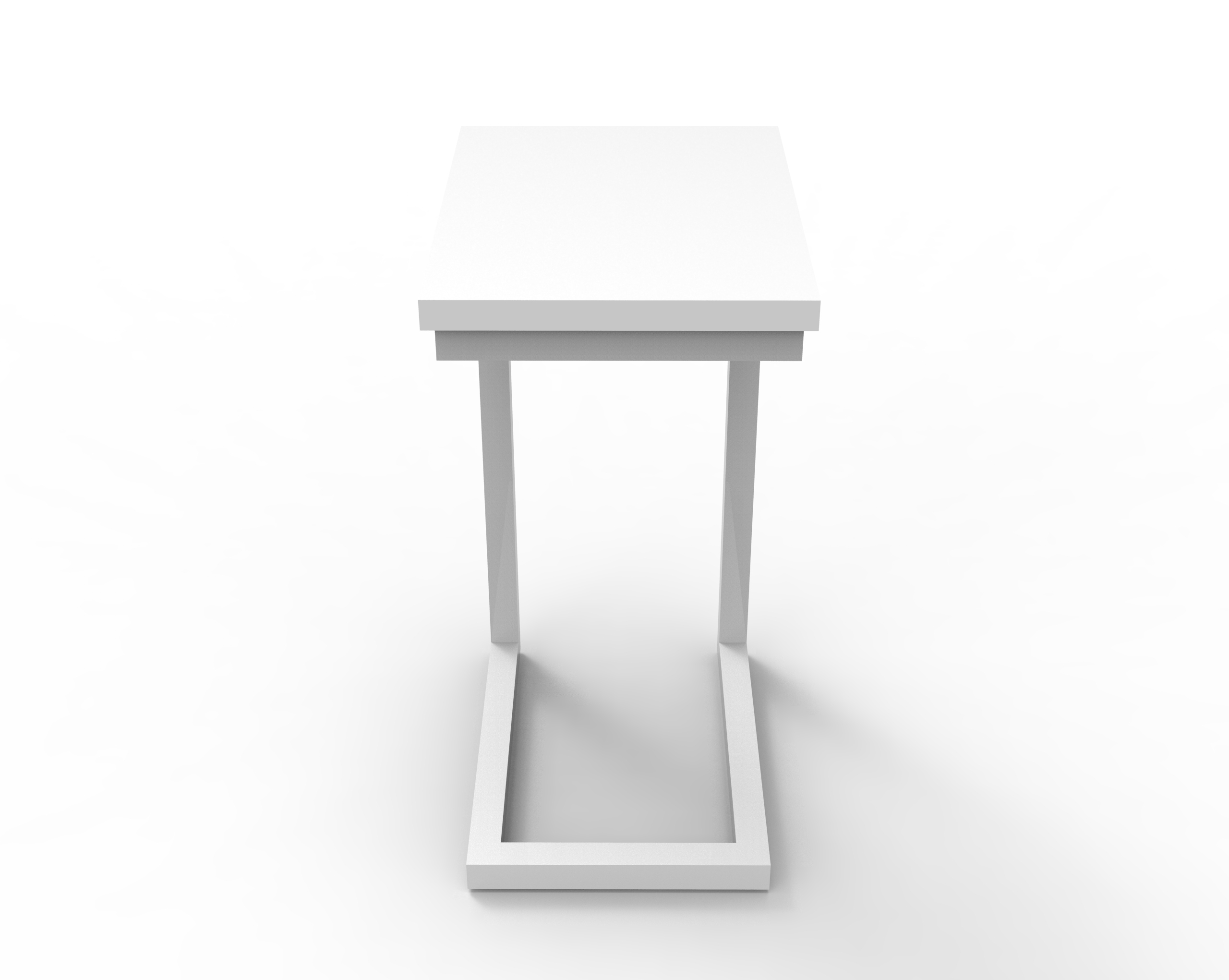 Eternity Side Table - White/ White - ON SALE